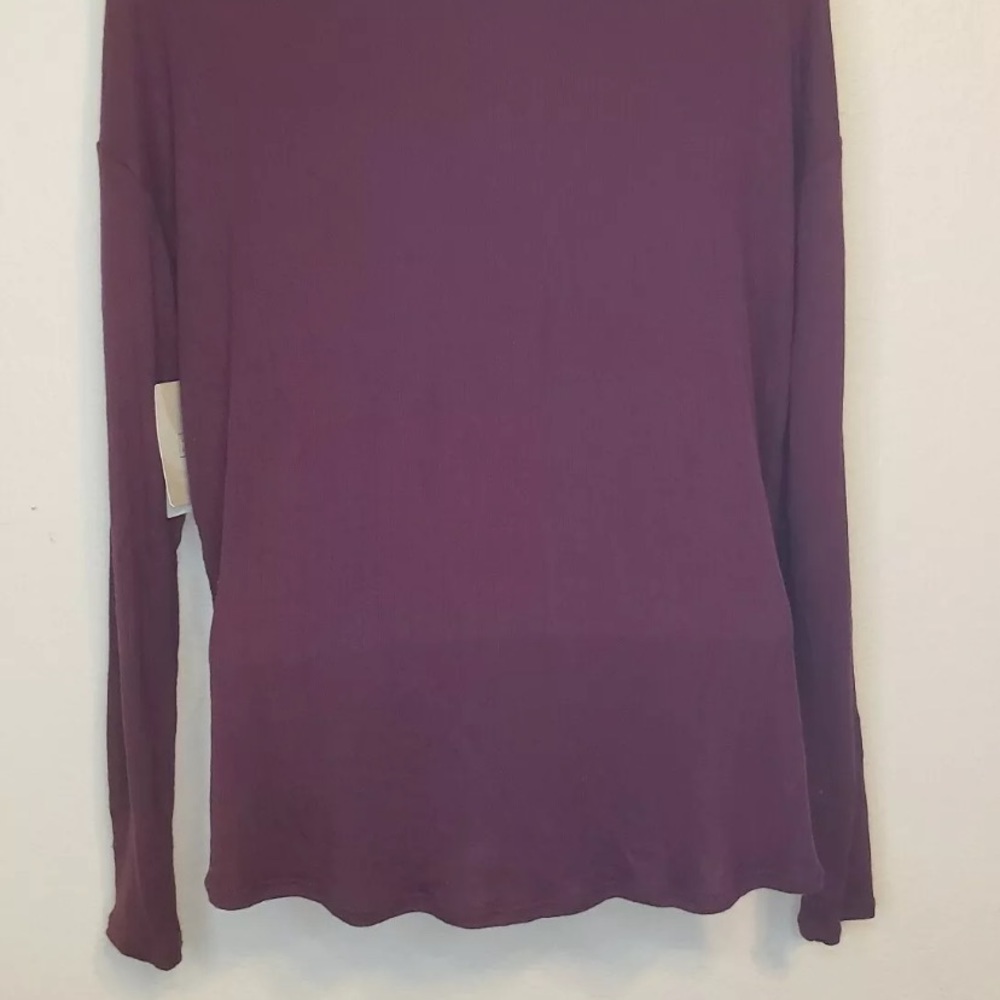 Soft Long Sleeve Tie Front Button Down Blouse - Picture 5 of 9